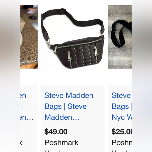 Belt Bag with Silver studs and pearl accents - Picture 9 of 9